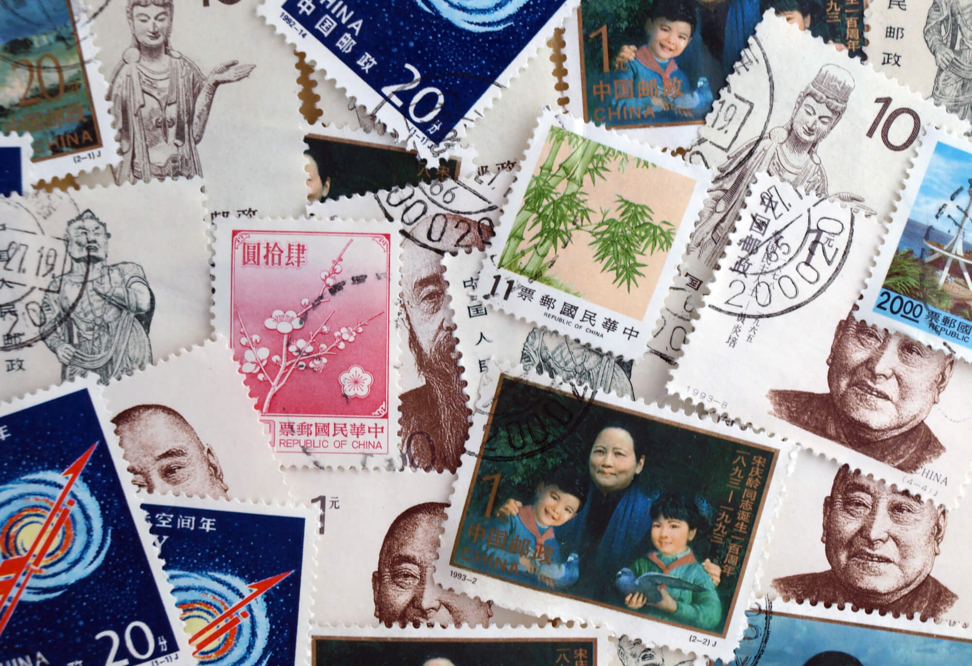 人気の高い「中国切手」の価値と買取相場